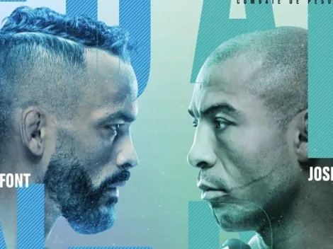 UFC | Rob Font vs. José Aldo: cómo, cuándo y dónde ver el UFC Fight Night