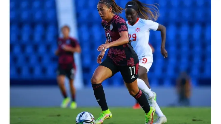 María Sánchez, una de las jugadoras más aclamadas contra Canadá. (Foto: imago7)