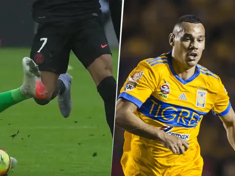 La polémica patada de un ex Liga MX a Mbappé
