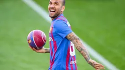 Dani Alves quiso emular a Canelo Álvarez.