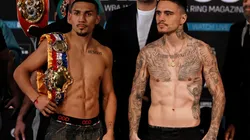 Teófimo López y George Kambosos superaron el pesaje.