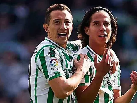 ¡Por fin! Lainez vuelve a tener minutos con el Betis junto a Guardado en la Europa League