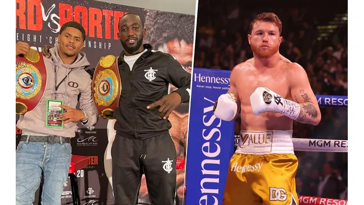 Shakur Stevenson cree a Terence Crawford capaz de vencer a Canelo Álvarez