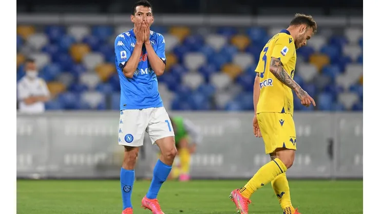 Las declaraciones del Chucky Lozano han causado molestia y extrañeza en el entorno del Napoli.