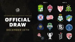 Así serán los bombos de la Concacaf Champions League 2022.
