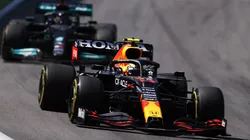 Sergio "Checo" Pérez durante la reciente jornada de la Fórmula 1 en Brasil. (Foto: Getty Images).