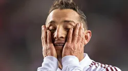 Andrés Guardado lamenta la derrota en Canadá.