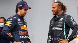 Checo Pérez se relame con la sanción para Hamilton.