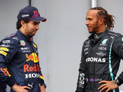 Checo sonríe: Importante sanción para Hamilton en Brasil