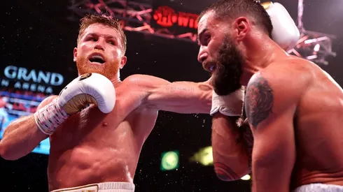 Así tiene el rostro Caleb Plant.