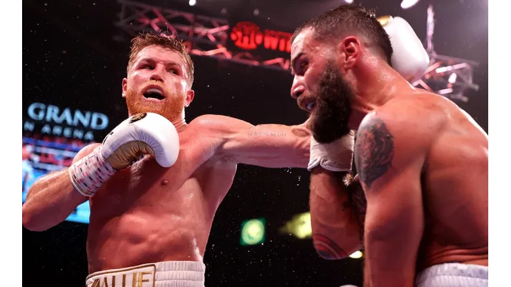 Así tiene el rostro Caleb Plant.