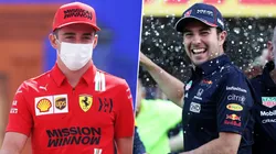 Leclerc y Pérez fueron protagonistas en el GP de México.
