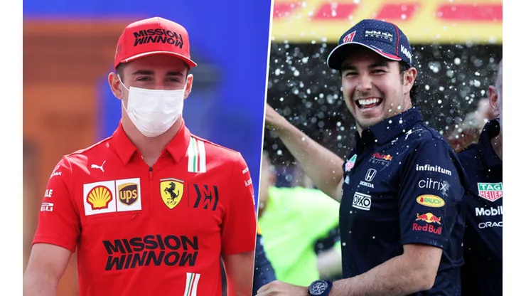 Leclerc y Pérez fueron protagonistas en el GP de México.