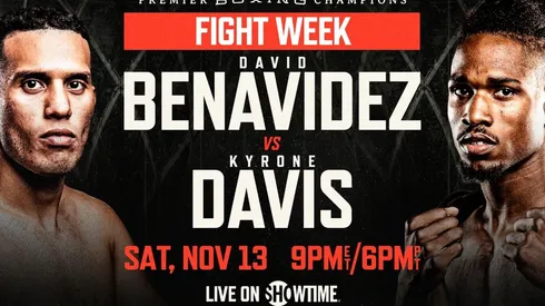 David Benavídez vs Kyrone Davis: Fecha, hora y canal para ver en directo la pelea