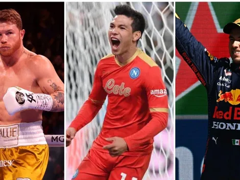 Napoli reconoce los éxitos y el talento de Canelo, Checo y Chucky con curioso mensaje