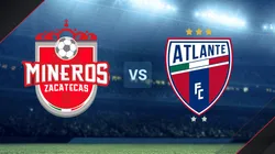 Mineros y Atlante se enfrentan por la Liga de Expansión MX.