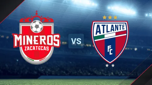 Mineros y Atlante se enfrentan por la Liga de Expansión MX.