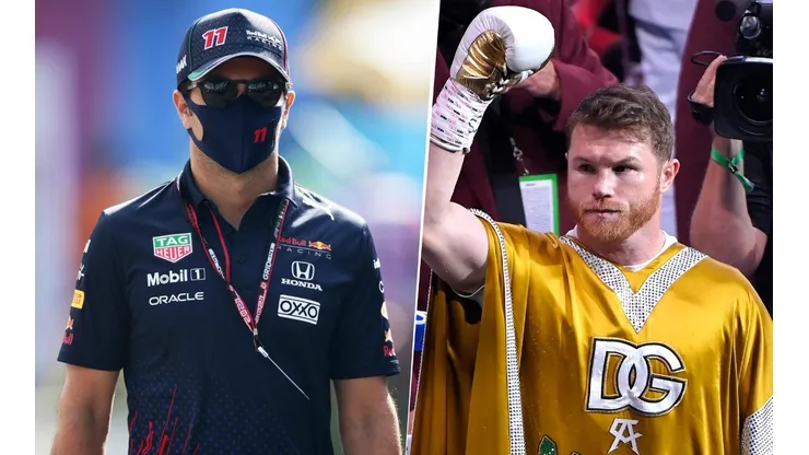 La felicitación especial que le hizo llegar Checo Pérez a Canelo Álvarez