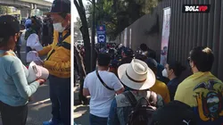 Las infinitas filas para ingresar al Autódromo Hermanos Rodríguez.