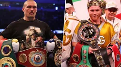 Oleksandr Usyk le dio a Canelo Álvarez la bienvenida al Club de los Indiscutibles