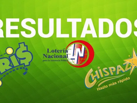 Resultados Lotería Nacional Tris y Chispazo de HOY: números que cayeron, sorteo y ganadores lunes 8 de noviembre | Sorteo 27782 y 8710