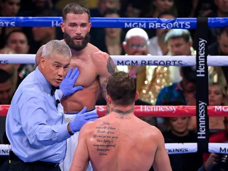 Canelo Álvarez y Caleb Plant se dieron el abrazo que se debían