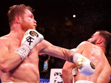 El video del perdón de Canelo Álvarez a Caleb Plant en pleno cuadrilátero
