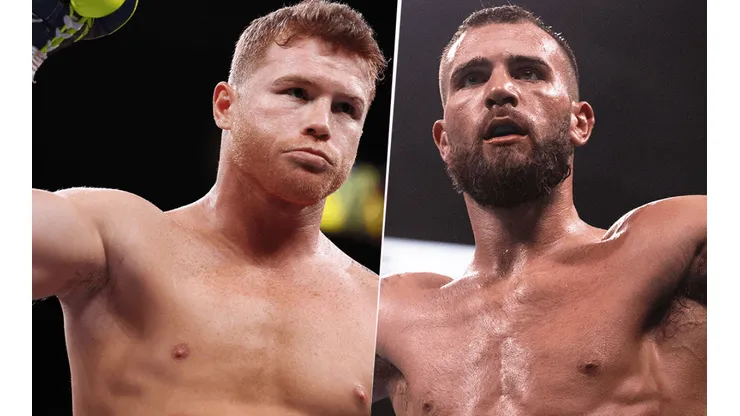 Canelo Álvarez y Caleb Plat se miden en un gran combate (Foto: Getty Images).