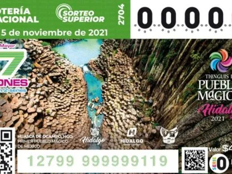 Lotería Nacional Sorteo Superior: resultados, sorteo y números que cayeron viernes 5 de noviembre | Sorteo 2703 Tianguis de Pueblos Mágicos