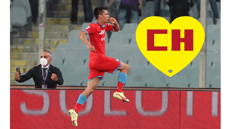 Chucky Lozano marcó con su chipote chillón en la Europa League