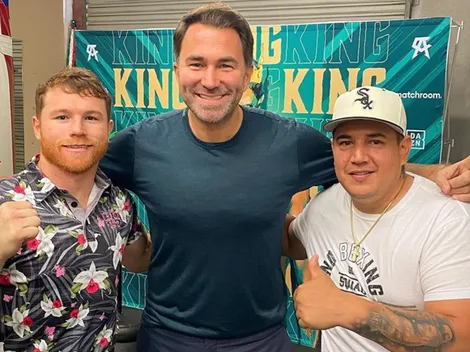 Canelo Álvarez vs Caleb Plant: Eddie Hearn también quiso hacer su pronóstico