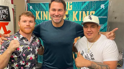 Canelo Álvarez vs Caleb Plant: Eddie Hearn también quiso hacer su pronóstico