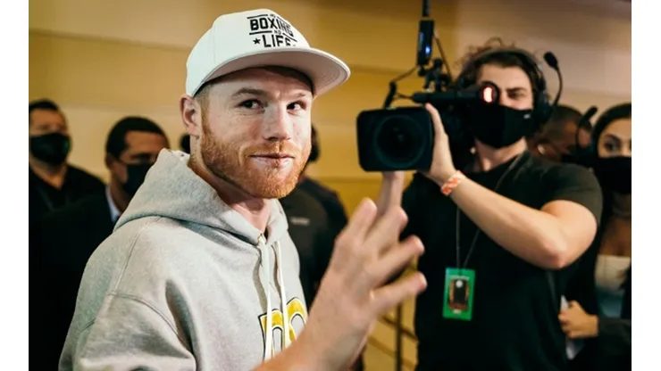 La foto más tierna de la llegada de Canelo Álvarez a Las Vegas