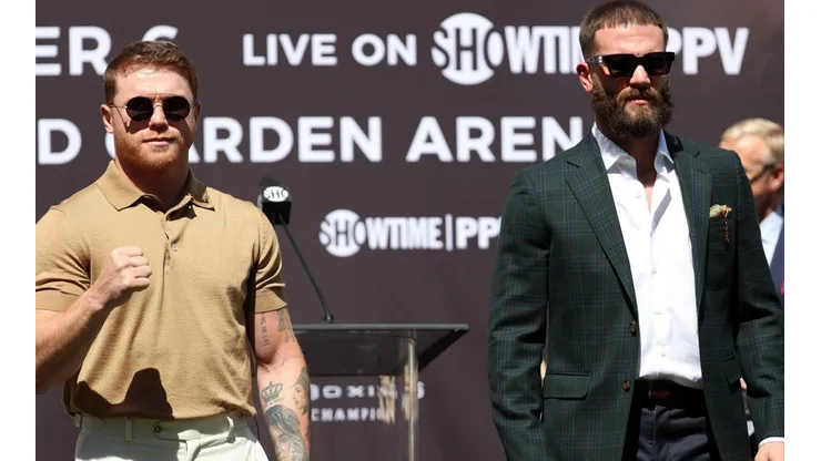 Canelo Álvarez le dio inicio a la semana de pelea.