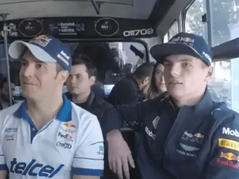 El día que Max Verstappen paseó en microbús por la CDMX