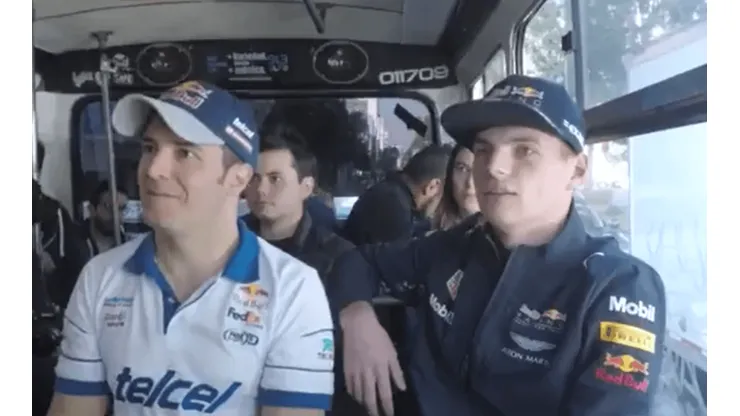 Verstappen conoce bien el transporte público de México.