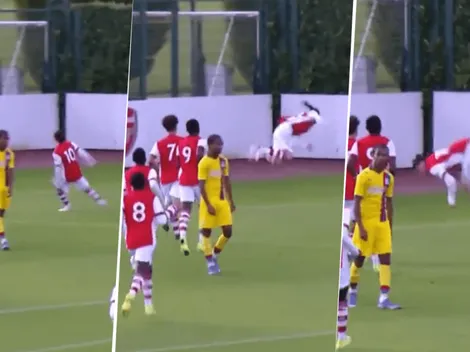 Marcelo Flores se lució una vez más en Arsenal Academy