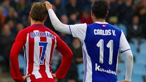 Griezmann con el Atlético de Madrid y Vela con la Real Sociedad.