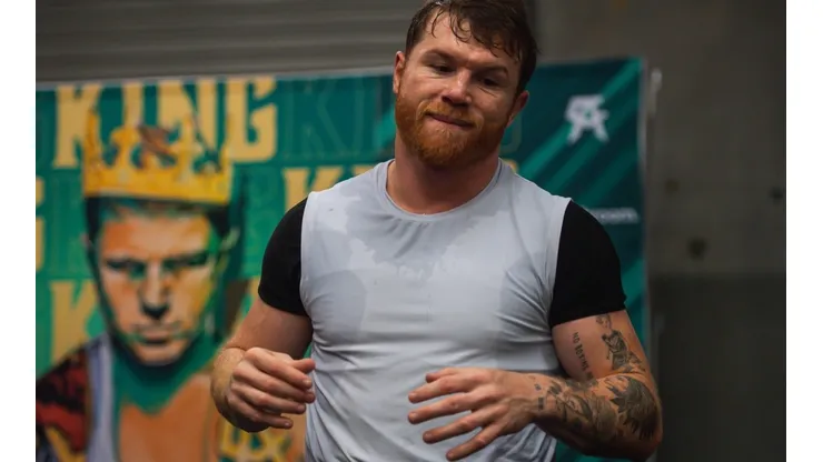 Canelo Álvarez tiene un dramático ritual con su familia.