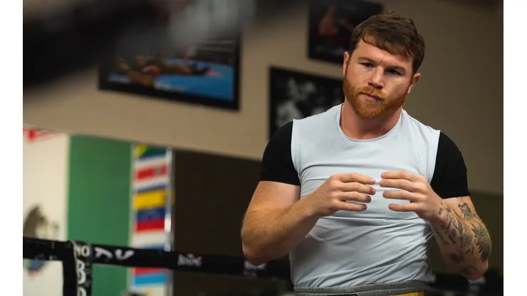 El peso que registró Canelo Álvarez a dos semanas de enfrentar a Caleb Plant