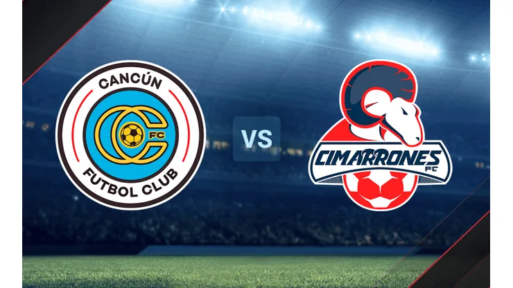 Cancún FC y Cimarrones de Sonora se enfrentan por la Liga de Expansión.