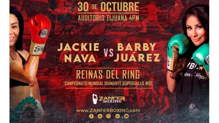 Jackie Nava vs Barby Juárez: Fecha, hora y canal para ver la pelea por el título mundial diamante de peso súper gallo del CMB