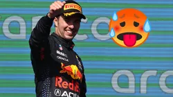 Checo Pérez terminó el GP de Estados Unidos exhausto.