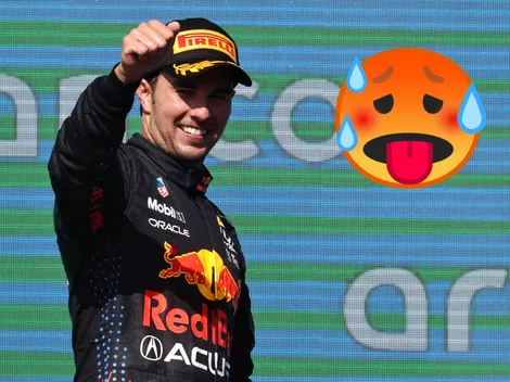 ¡Casi se deshidrata! Checo no pudo tomar agua en Estados Unidos