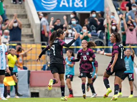 ¡Espectacular goleada del Tri femenil a la Albiceleste!