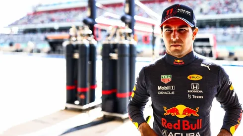 Sergio Pérez en las pruebas del Gran Premio de Estados Unidos.