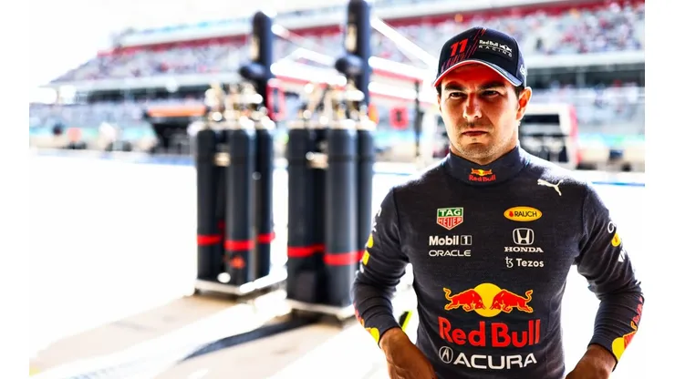 Sergio Pérez en las pruebas del Gran Premio de Estados Unidos.
