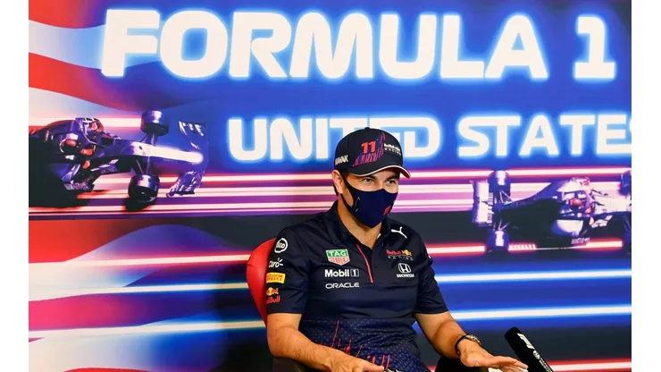 Sergio Pérez en conferencia previa al Gran Premio de Estados Unidos 2021