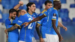 Chucky Lozano vio desde el banco los tres goles de Napoli