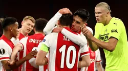 Edson Álvarez festejó una nueva victoria por Champions League